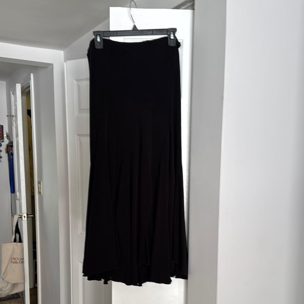 Elegant Black Women's ballroom  dance Skirt capezio size m